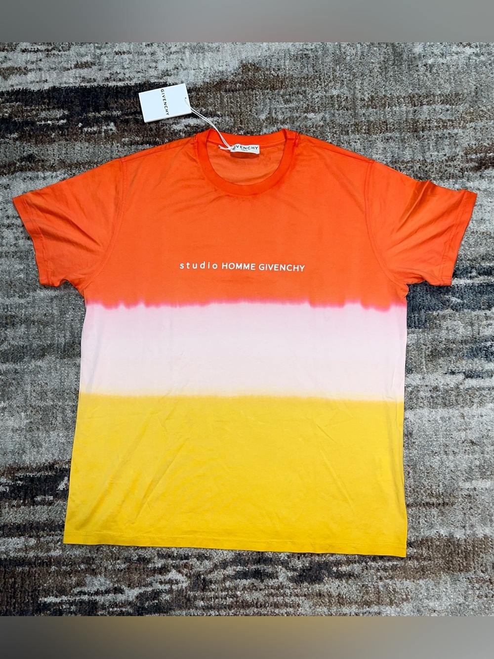 NEW Authentic Givenchy Studio Homme RARE Graphic Tee Gradient Shirt Portugal